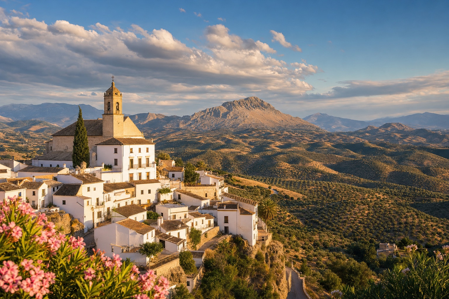 Landscapes of Spain on a multi-day circuit: Andalusia, Castile and the coast
